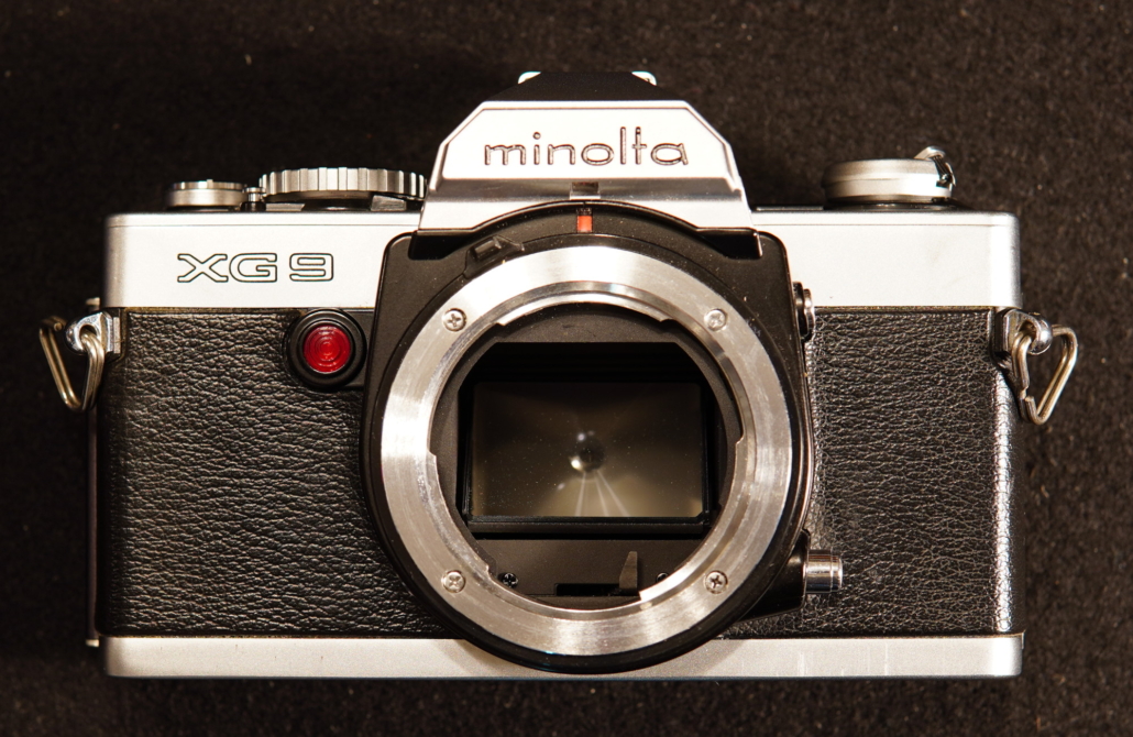 Minolta XG-9 camera body.